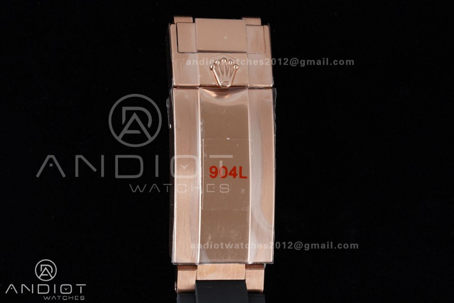 Daytona 126515 QF 1:1 Best Edition RG/Black Dial on Oysterflex Strap QF4131 V10 (Weighted)