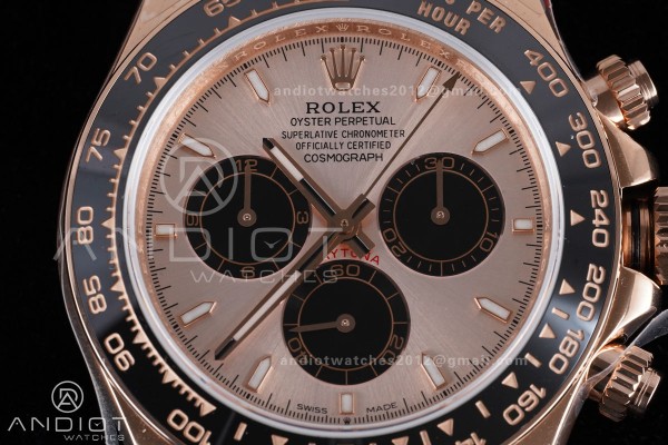 Daytona 126515 QF 1:1 Best Edition RG/Black Dial o...