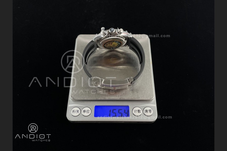 Daytona 126519 QF 1:1 Best Edition Black/Silver Dial on Oysterflex Strap QF4131 V10 (Gain Weight)