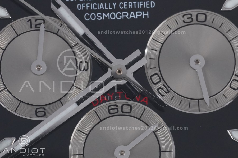 Daytona 126519 QF 1:1 Best Edition Black/Silver Dial on Oysterflex Strap QF4131 V10 (Gain Weight)