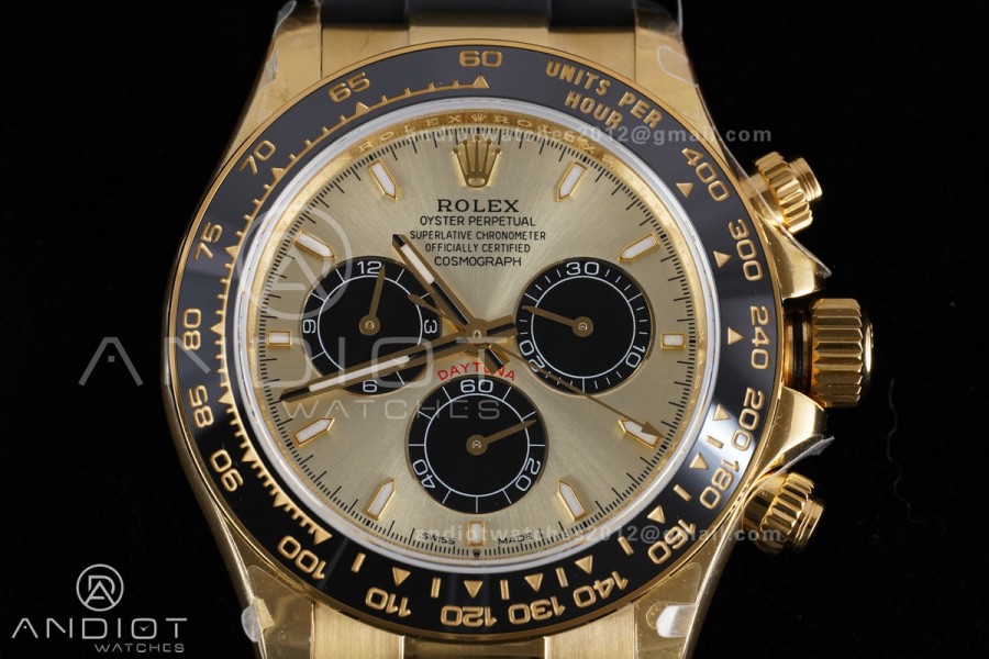 Daytona 126518 QF 1:1 Best Edition YG Dial on Oysterflex Strap QF4131 V10 (Gain Weight)