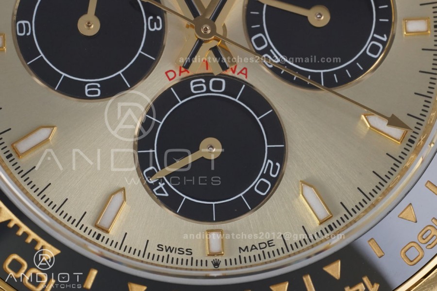 Daytona 126518 QF 1:1 Best Edition YG Dial on Oysterflex Strap QF4131 V10 (Gain Weight)