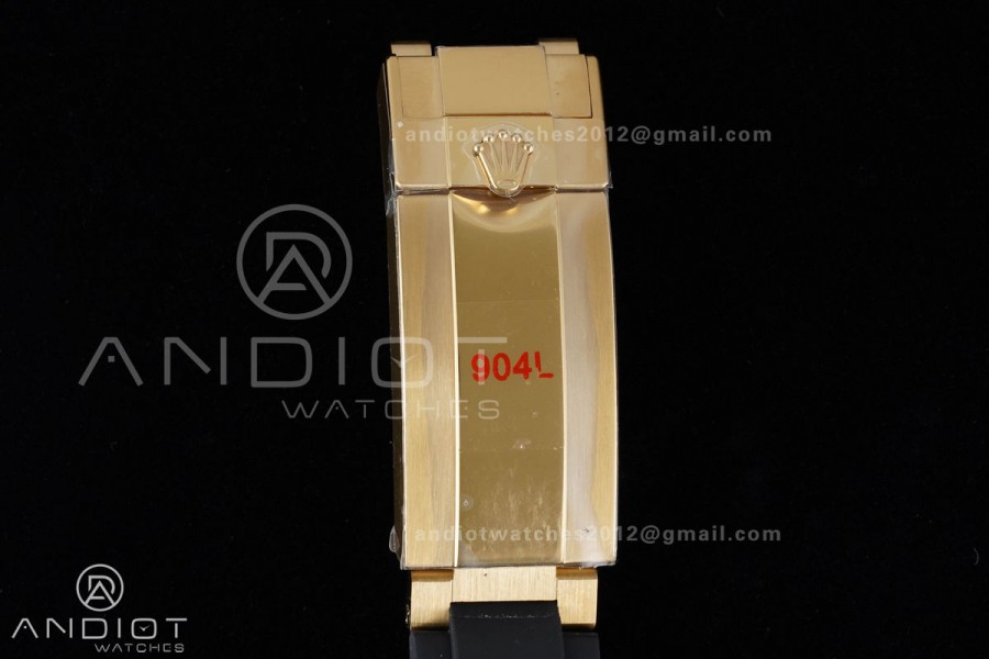 Daytona 126518 QF 1:1 Best Edition Black/YG Dial on Oysterflex Strap QF4131 V10 (Gain Weight)