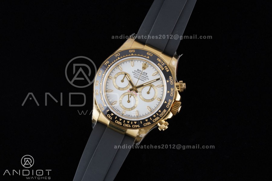 Daytona 126518 QF 1:1 Best Edition White Dial on Oysterflex Strap QF4131 V10 (Gain Weight)