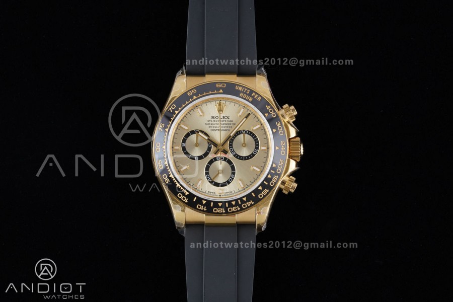 Daytona 126518 QF 1:1 Best Edition YG Dial on Oysterflex Strap QF4131 V10 (Gain Weight)