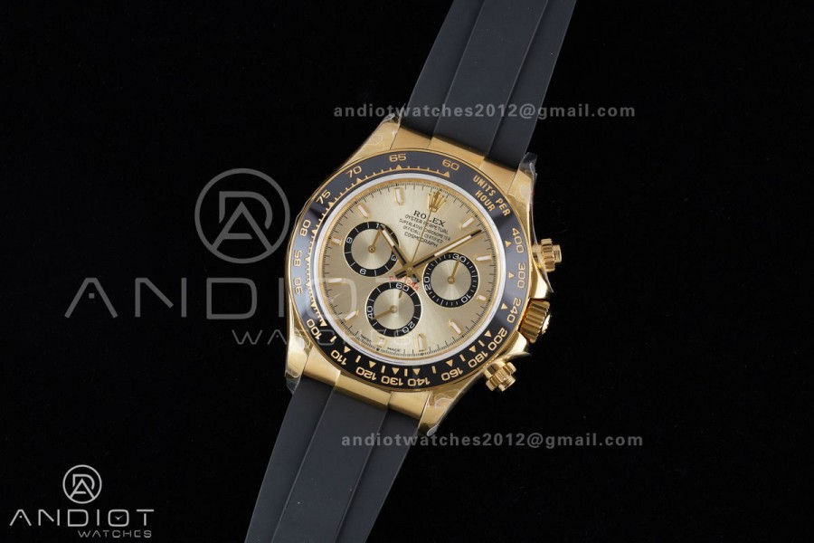 Daytona 126518 QF 1:1 Best Edition YG Dial on Oysterflex Strap QF4131 V10 (Gain Weight)