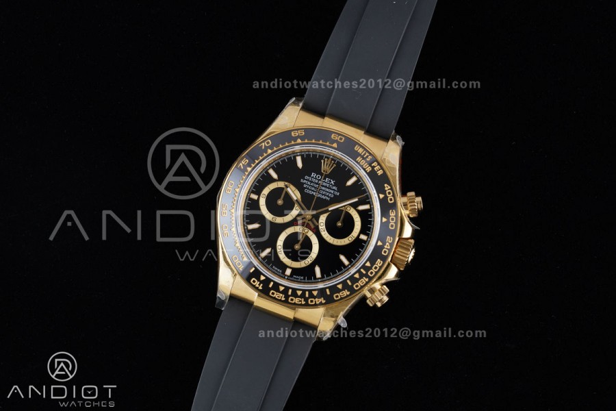 Daytona 126518 QF 1:1 Best Edition Black Dial on Oysterflex Strap QF4131 V10 (Gain Weight)