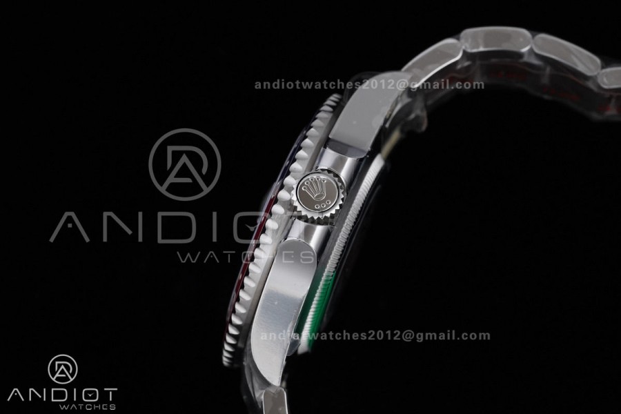 GMT Master II 126710 BLRO 904L SS ARF 1:1 Best Edition On Oyster Bracelet New SH3285 (UV Bezel Upgraded) V3