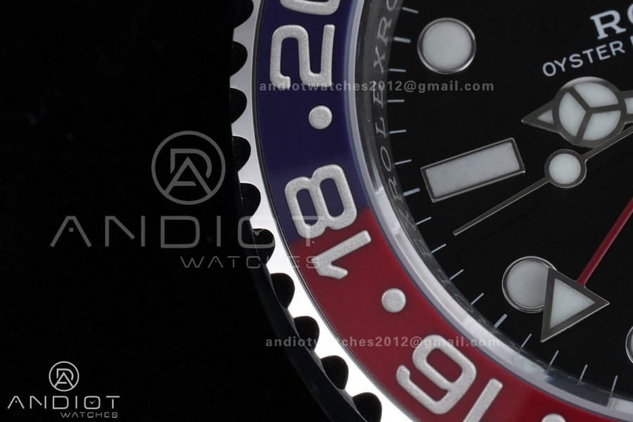 GMT Master II 126710 BLRO 904L SS ARF 1:1 Best Edition On Oyster Bracelet New SH3285 (UV Bezel Upgraded) V3