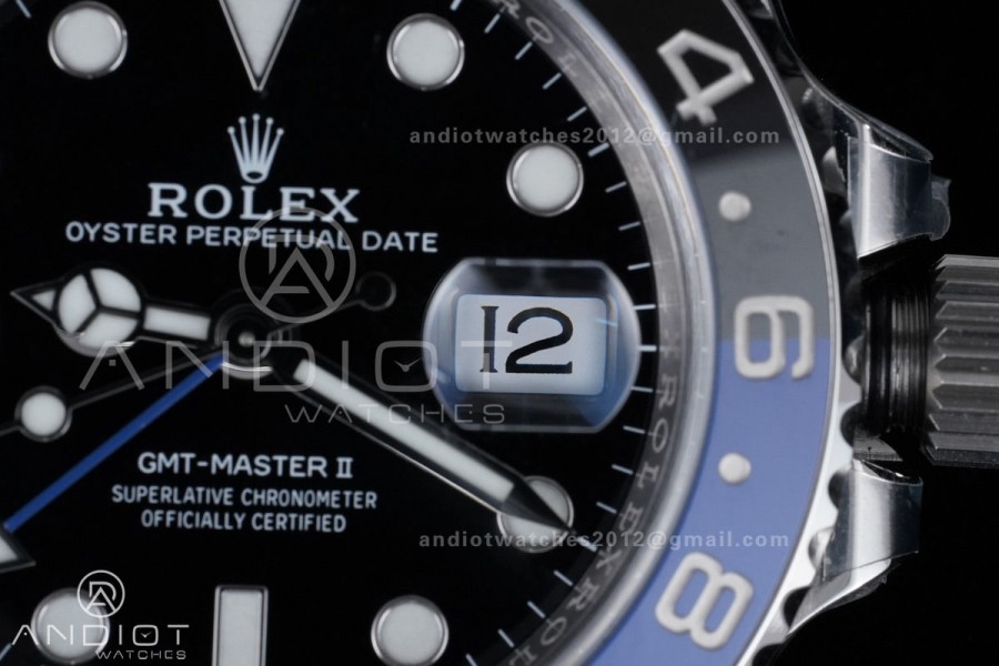 GMT Master II 126710 BLNR 904L SS ARF 1:1 Best Edition New SH3285 On Oyster Bracelet V2