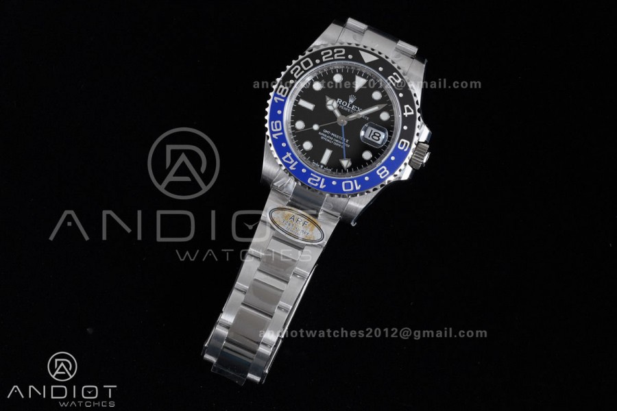 GMT Master II 126710 BLNR 904L SS ARF 1:1 Best Edition New SH3285 On Oyster Bracelet V2