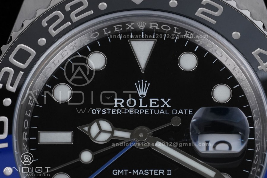 GMT Master II 126710 BLNR 904L SS ARF 1:1 Best Edition New SH3285 On Oyster Bracelet V2
