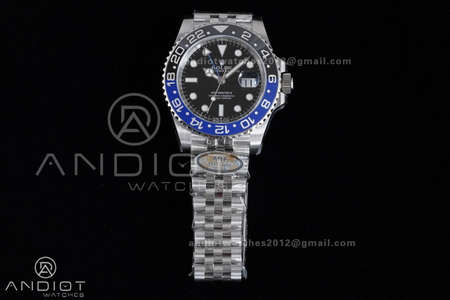 GMT Master II 126710 BLNR 904L SS ARF 1:1 Best Edition New SH3285 On Jubilee Bracelet V2