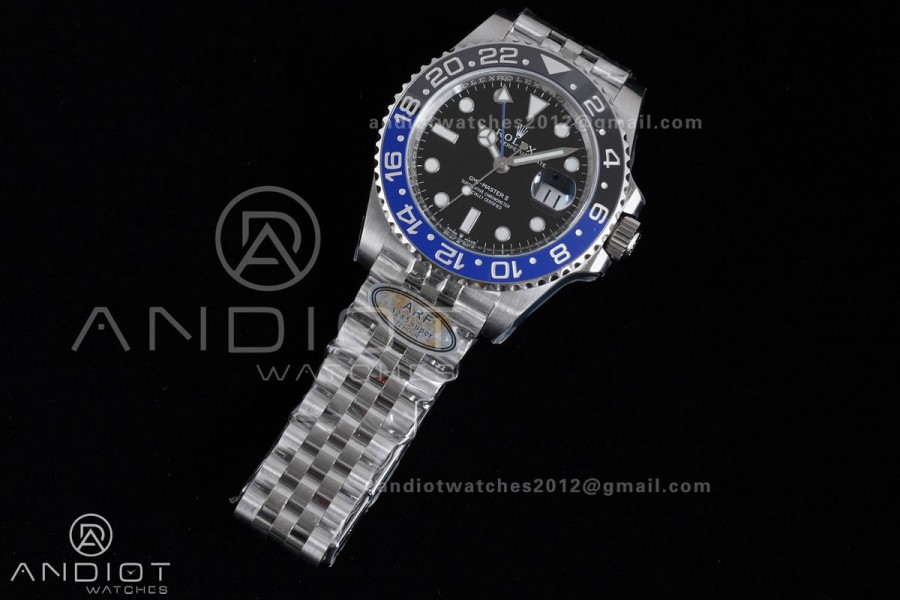 GMT Master II 126710 BLNR 904L SS ARF 1:1 Best Edition New SH3285 On Jubilee Bracelet V2