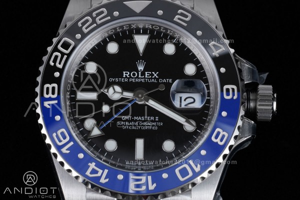 GMT Master II 126710 BLNR 904L SS ARF 1:1 Best Edi...