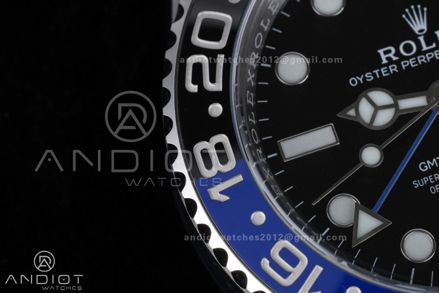 GMT Master II 126710 BLNR 904L SS ARF 1:1 Best Edition New SH3285 On Jubilee Bracelet V2