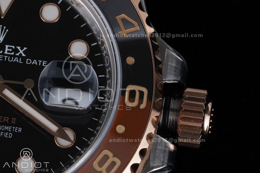 GMT Master II 126711 CHNR 904L SS ARF 1:1 Best Edition on SS/RG Bracelet New SH3285 V2