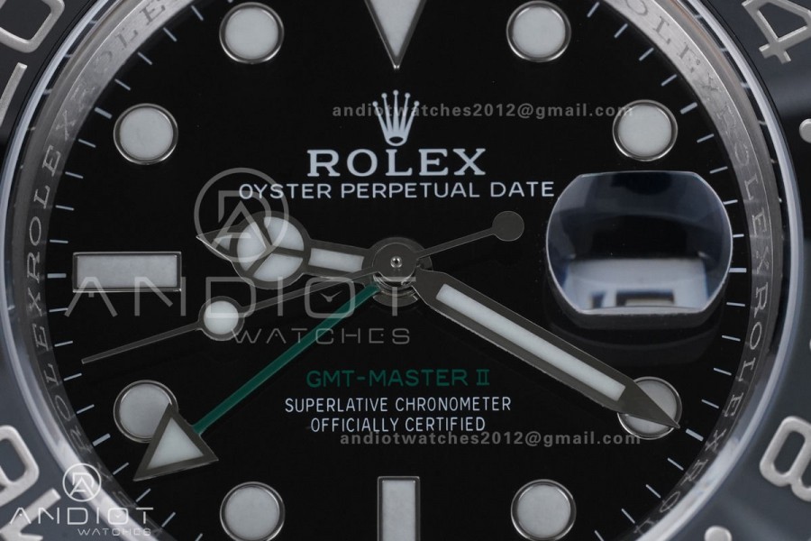 GMT-Master II 126710 GRNR Gray/Black Ceramic 904L ARF Bruce Wayne 1:1 Best Edition on Jubilee Bracelet New SH3285 V2