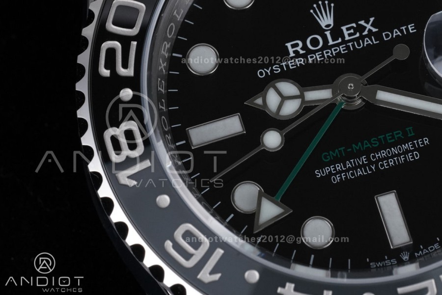 GMT-Master II 126710 GRNR Gray/Black Ceramic 904L ARF Bruce Wayne 1:1 Best Edition on Jubilee Bracelet New SH3285 V2