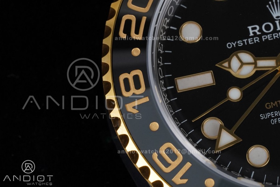 GMT Master II 126713 GRNR ARF Best Edition Black Dial on SS/YG Jubilee Bracelet New SH3285 V2