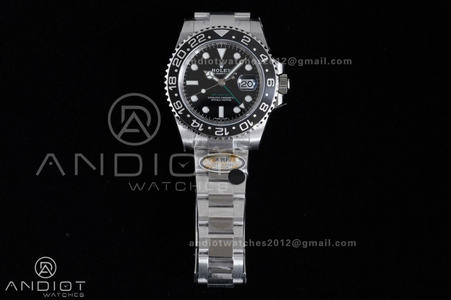 GMT Master II 116710 LN 904L SS ARF 1:1 Best Edition on Oyster Bracelet SH3285 V2