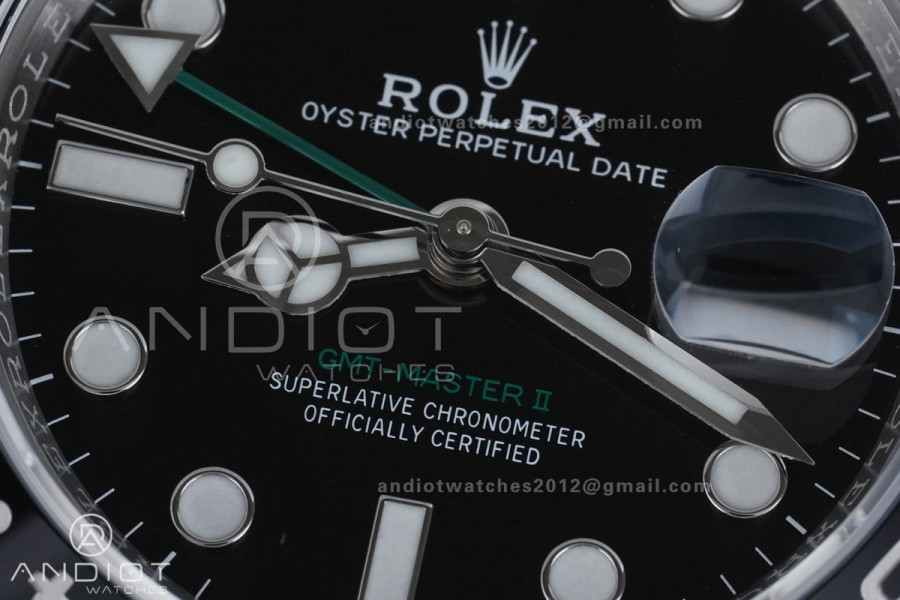 GMT Master II 116710 LN 904L SS ARF 1:1 Best Edition on Oyster Bracelet SH3285 V2