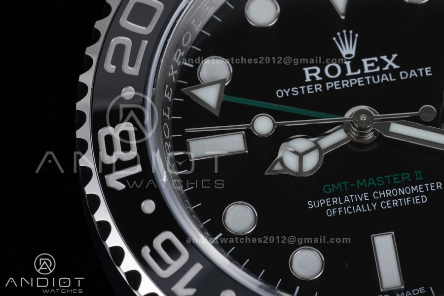 GMT Master II 116710 LN 904L SS ARF 1:1 Best Edition on Jubilee Bracelet New SH3285 V2
