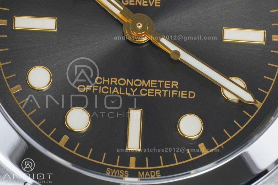 Black Bay 39mm SS KRF 1:1 Best Edition Anthracite Dial on Jubilee Bracelet A2824