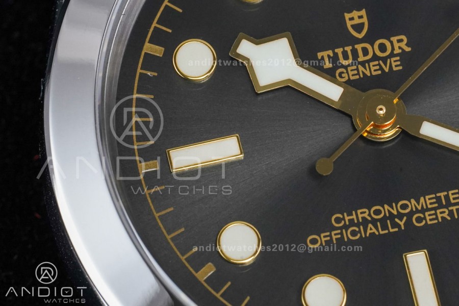 Black Bay 39mm SS KRF 1:1 Best Edition Anthracite Dial on Jubilee Bracelet A2824