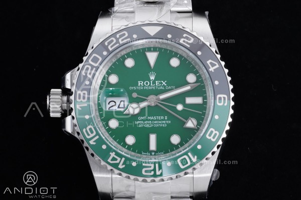 GMT Master II 126729 VTNR LHD 904L SS ARF Sprite 1:1 Best Edition on Oyster Bracelet New SH3285 V2