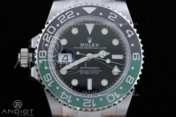 GMT Master II 126720 VTNR LHD 904L SS ARF 1:1 Best Edition on Oyster Bracelet New SH3285 V2