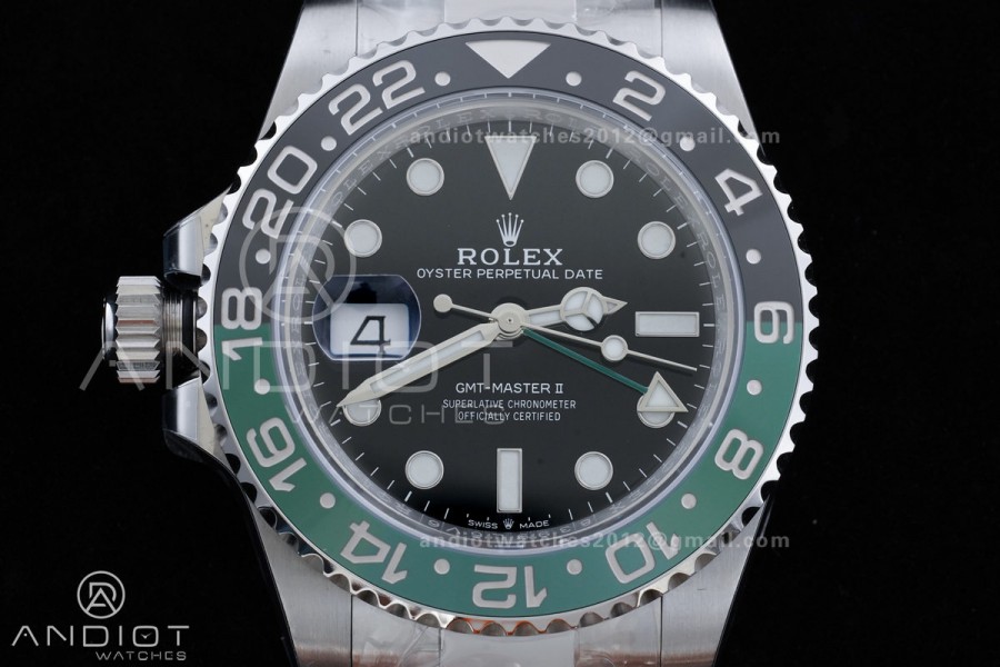 GMT Master II 126720 VTNR LHD 904L SS ARF 1:1 Best Edition on Oyster Bracelet New SH3285 V2