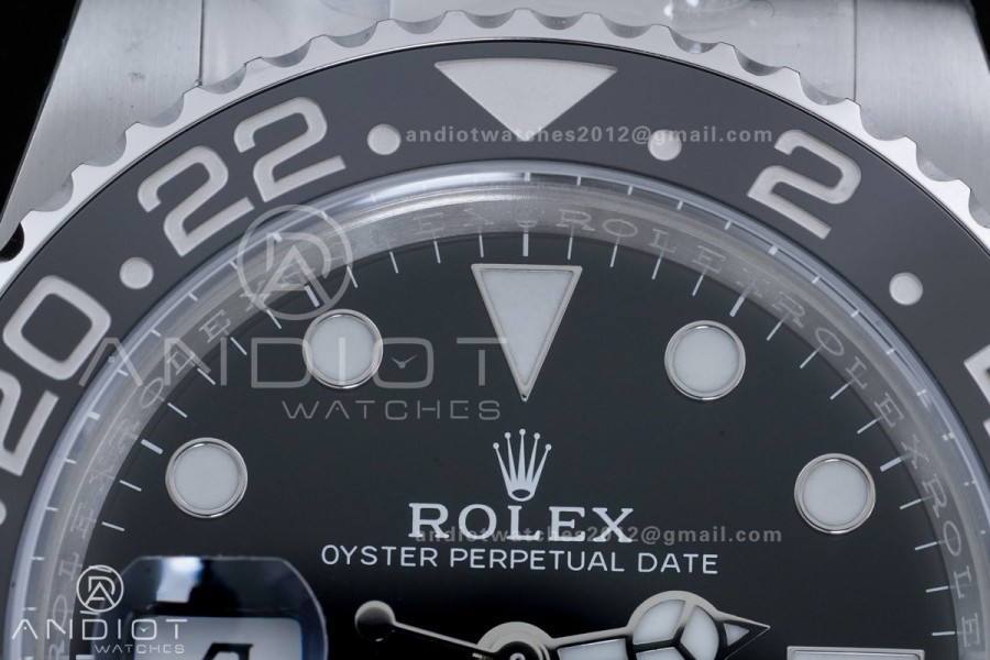 GMT Master II 126720 VTNR LHD 904L SS ARF 1:1 Best Edition on Oyster Bracelet New SH3285 V2