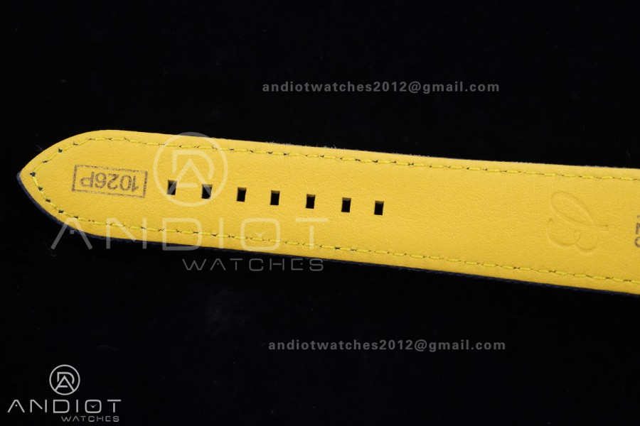 Avenger Chronometer 42mm Anniversary Edition SS BLSF 1:1 Best Version Blue Dial On Blue Nylon Strap A2824