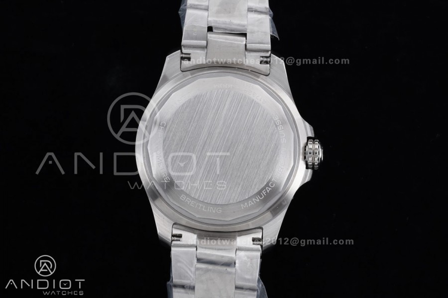 Avenger Chronometer 42mm Anniversary Edition SS BLSF 1:1 Best Version Blue Dial On SS Bracelet A2824