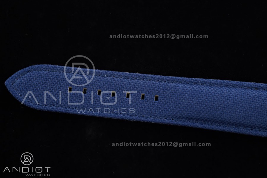 Avenger Chronometer 42mm SS BLSF 1:1 Best Edition Blue Dial On Blue Nylon Strap A2824