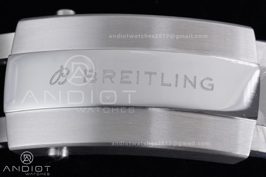 Avenger Chronometer 42mm SS BLSF 1:1 Best Version Blue Dial On SS Bracelet A2824