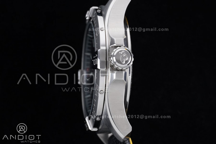 Avenger Chronometer 42mm SS BLSF 1:1 Best Edition Black Dial On Black Nylon Strap A2824