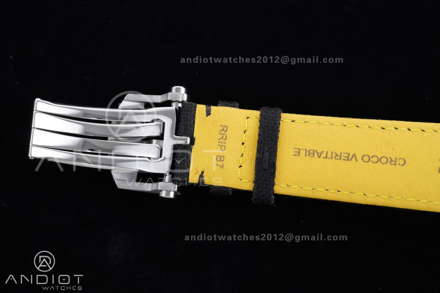 Avenger Chronometer 42mm SS BLSF 1:1 Best Edition Black Dial On Black Nylon Strap A2824