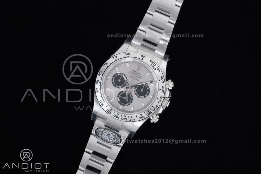 Daytona 126509 904L Clean 1:1 Best Edition Gray Dial on 904L SS Bracelet DD4131