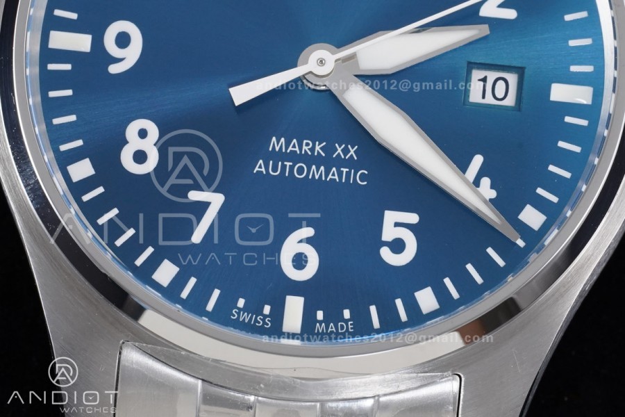 Mark XX V7F 1:1 Best Edition Blue Dial on SS Bracelet Asian2892