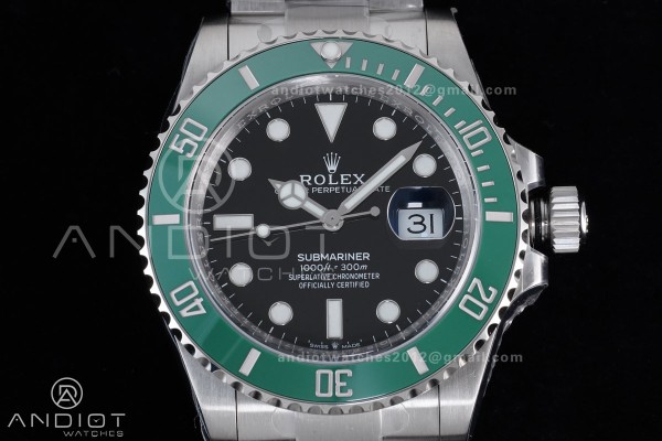Submariner 41mm VSF 126610LV The Youth Version Green Ceramic 904L Steel A2824