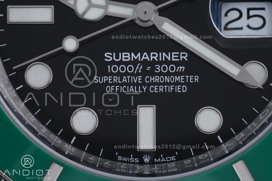 Submariner 41mm VSF 126610LV The Youth Version Green Ceramic 904L Steel A2824