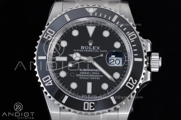 Submariner 41mm VSF 126610LN The Youth Version Black Ceramic 904L Steel A2824