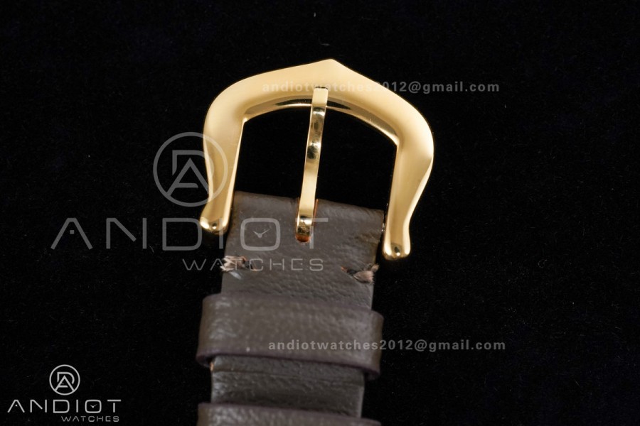 Baignoire Watch YG AF 1:1 Best Edition Brown Dial on Brown  Strap RONDA Quartz