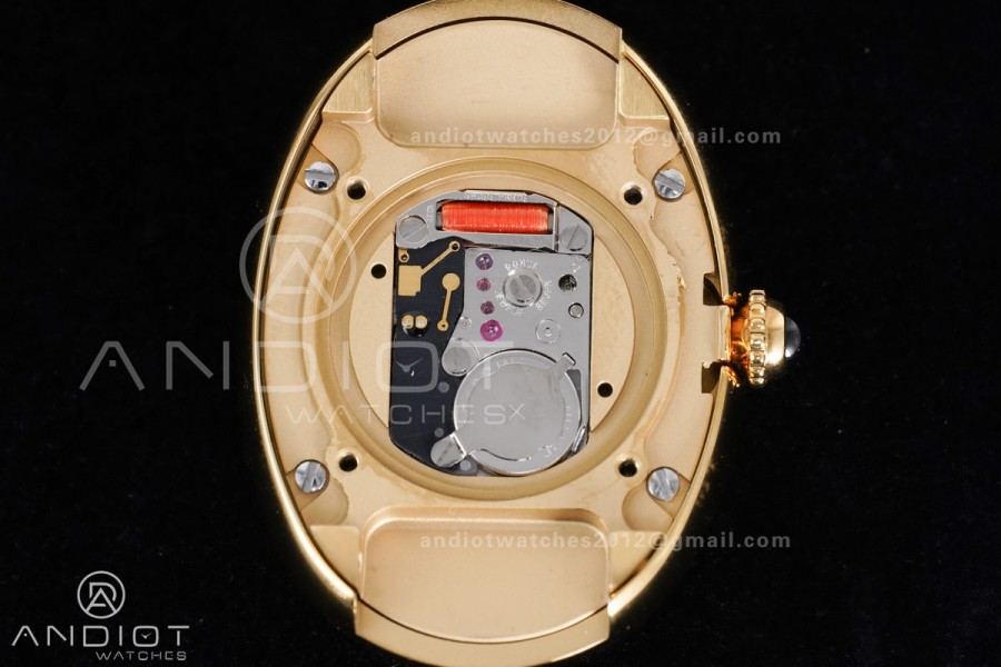 Baignoire Watch YG AF 1:1 Best Edition Brown Dial on Brown  Strap RONDA Quartz