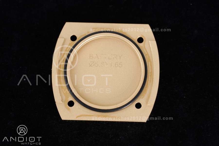 Baignoire Watch YG AF 1:1 Best Edition White Dial on Pink Strap RONDA Quartz