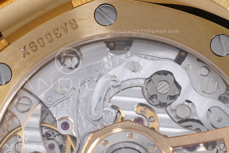 Royal Oak Chrono 26240 Frosted YG APSF 1:1 Best Edition YG Faded Dial on Bracelet SA4401 Super Clone