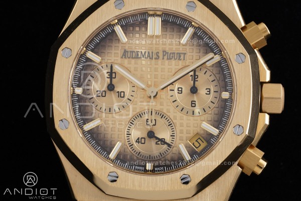 Royal Oak Chrono 26240 Frosted YG APSF 1:1 Best Ed...