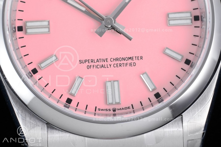 Oyster Perpetual 126000 36mm VSF 1:1 Best Edition 904L Steel Pink Dial DD3230 V2